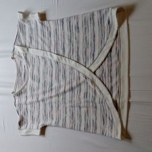 Motherhood nursing wrap top space dyed